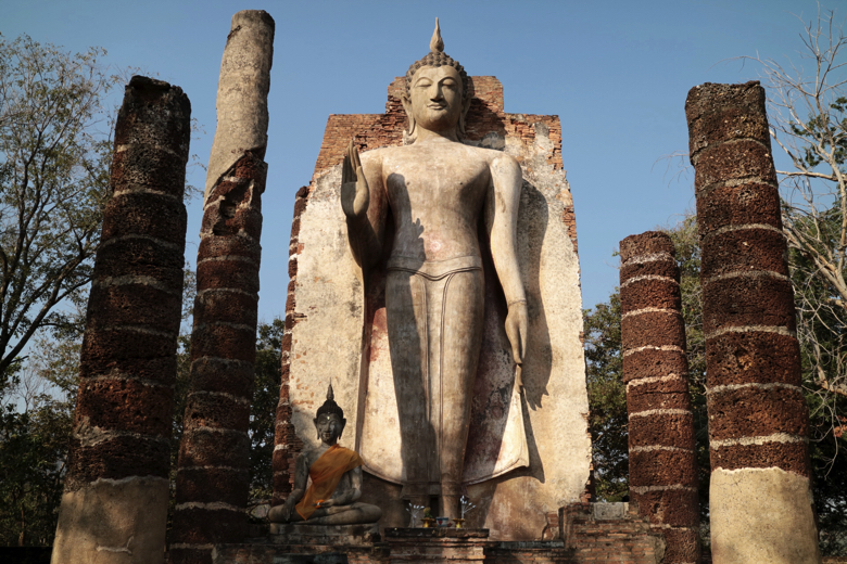タイ スコータイ ワット サパーンヒン 歴史公園 世界遺産